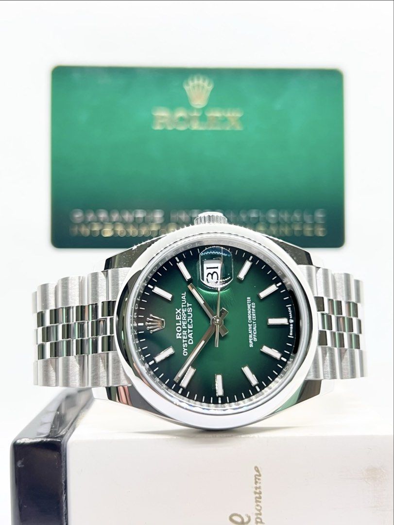[New Model] Rolex Oyster Datejust 36 126200 Ombré Green