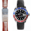 Curved Leather For Deployant For Rolex